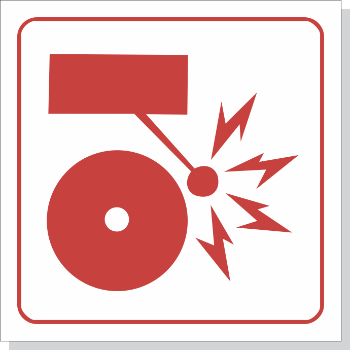FB1 SABS Location of fire fighting equipment (red arrow) safety sign