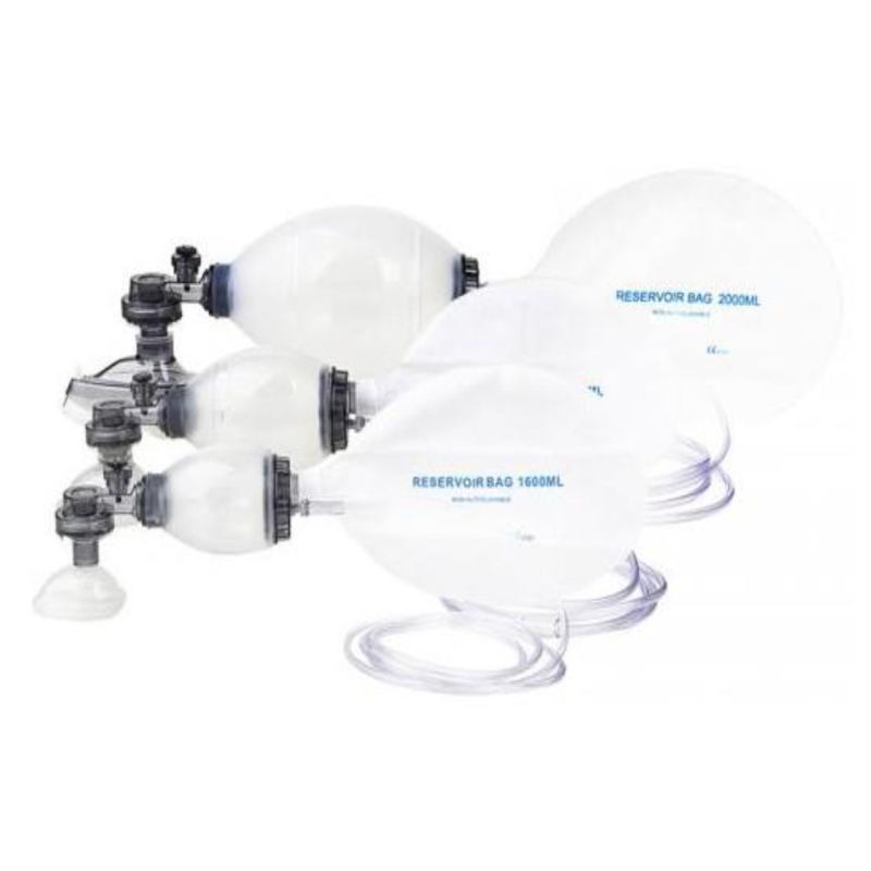 Silicone Resuscitator (BVM) with Storage Box - Adult