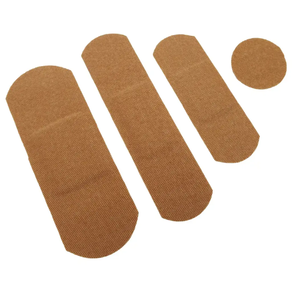 Assorted Fabric Plasters – Adhesive Wound Dressing Bandages (Pack of 20)