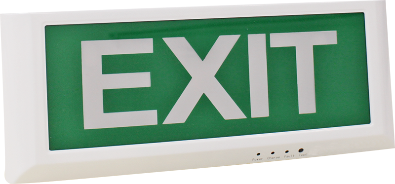 LED - Exit Sign - 2W - Single Sided - Battery Back up