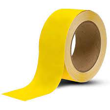 Floor Marking Tape 72mmx30m - Yellow