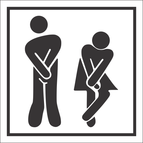T49 - Funny Unisex Toilet Sign