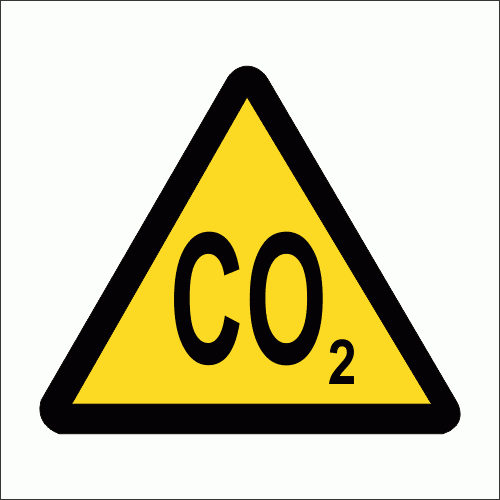 WW15 - Carbon Dioxide Safety Sign