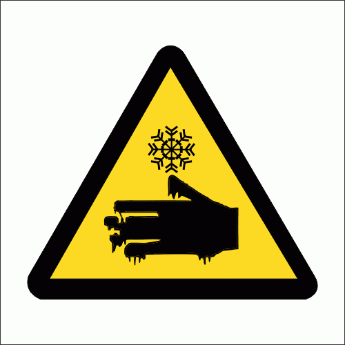 WW18 - Cold Burns Safety Sign