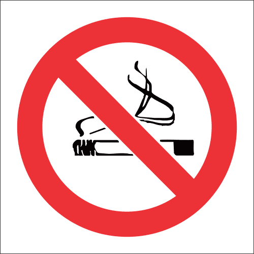 FR2 - No Smoking Safety Sign