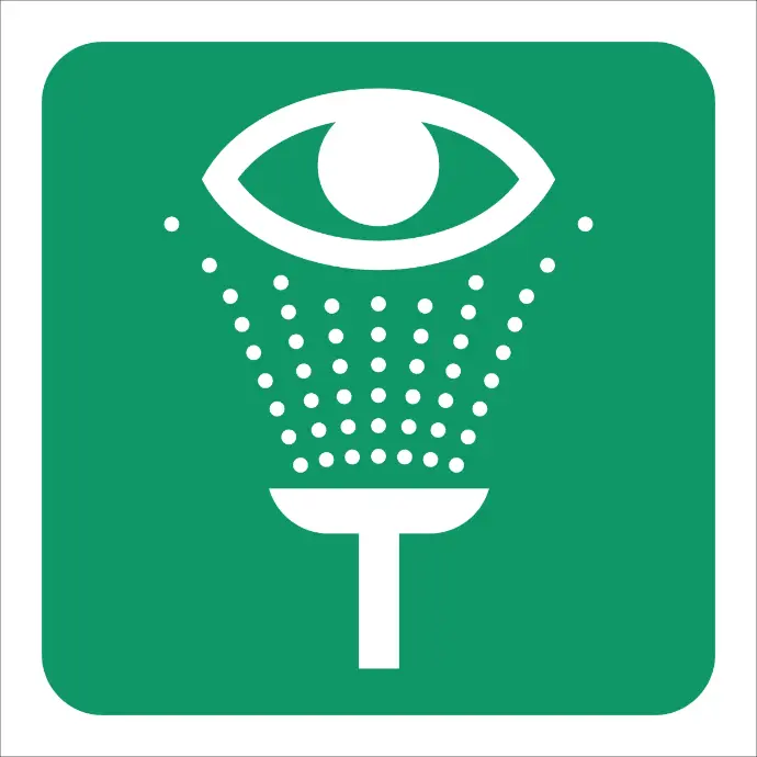 GA19 - SABS Eye-wash bay safety sign