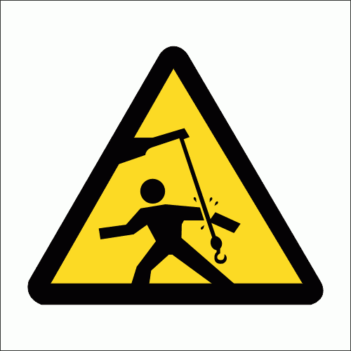 WW24 - Swinging Objects  Safety Sign