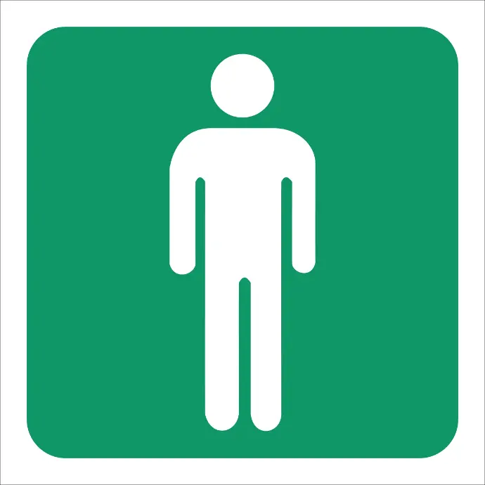 GA11 - Gents Toilet Sign