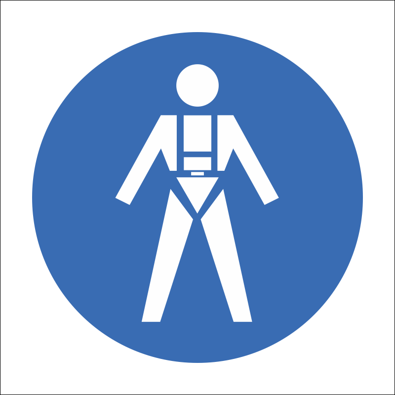 MV18 - SABS Full body harness safety sign