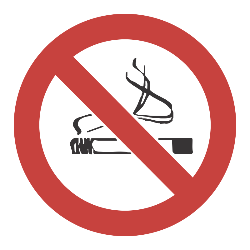 PV1 - SABS No smoking safety sign