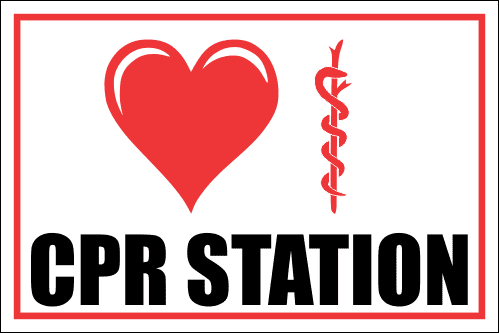 FA34 - CPR Station Sign