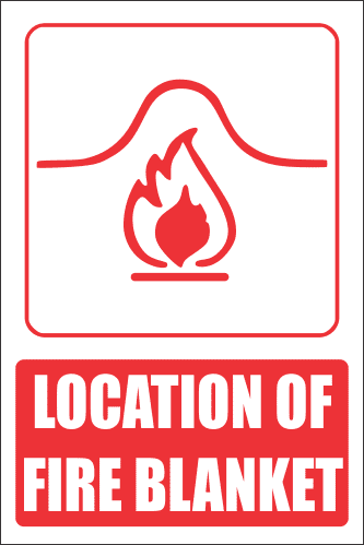 FB9E - Location Of Fire Blanket Explanatory Safety Sign