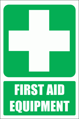 GA1E - First Aid Equipment Explanatory Sign