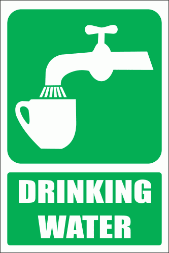 GA6E - Drinking Water Explanatory Sign