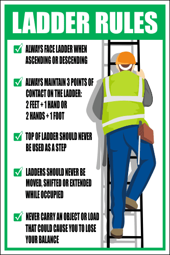 LD20 - Ladder Rules Sign