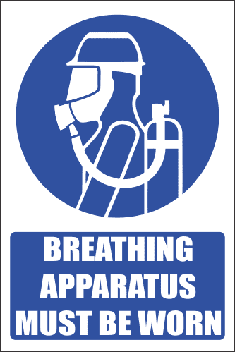 MA17E - Breathing Apparatus Explanatory Safety Sign