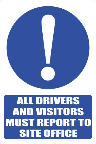 MA31 - Drivers And Visitors Safety Sign