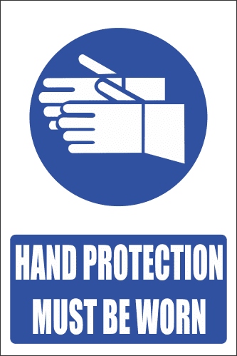 MV5E - Hand Protection Explanatory Safety Sign