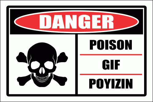 PO9 - Danger Poison Sign