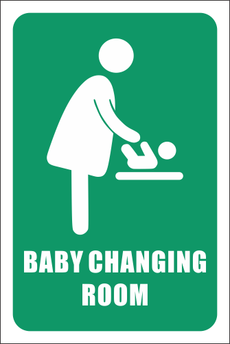 T12 - Baby Changing Room Sign