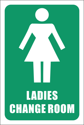 T9 - Ladies Change Room Sign