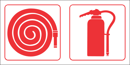 FR73 - Fire Fighting Equipment Combo 1 Safety Sign