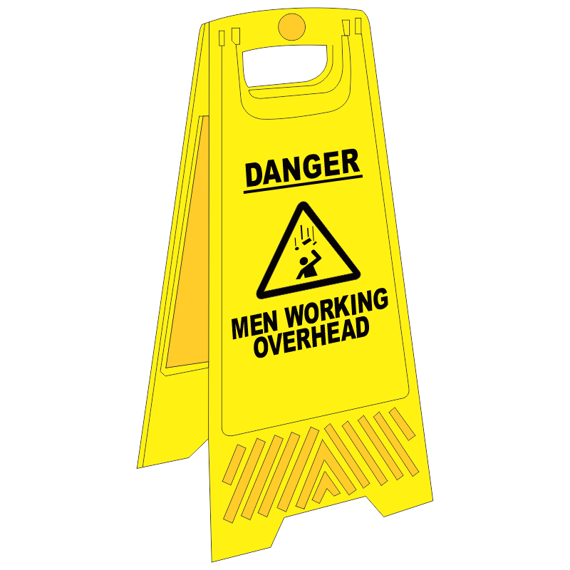FS15 - Men Working Overhead A-Frame Floor Stand