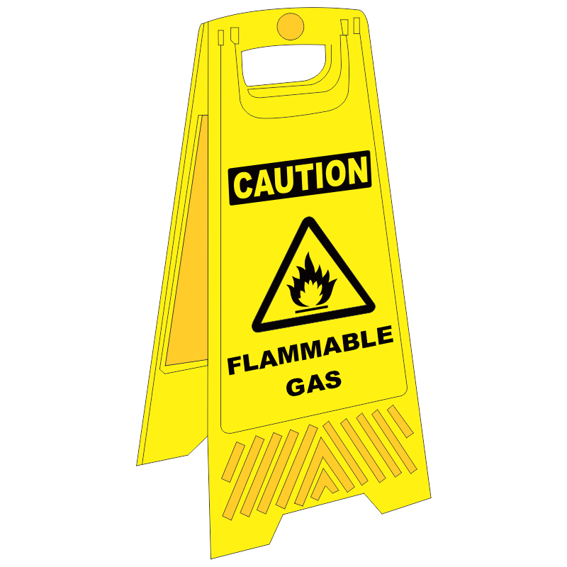 FS31 - Flammable Gas A-Frame Floor Stand