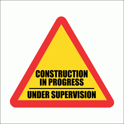 C-C20 - Construction In Progress Sign