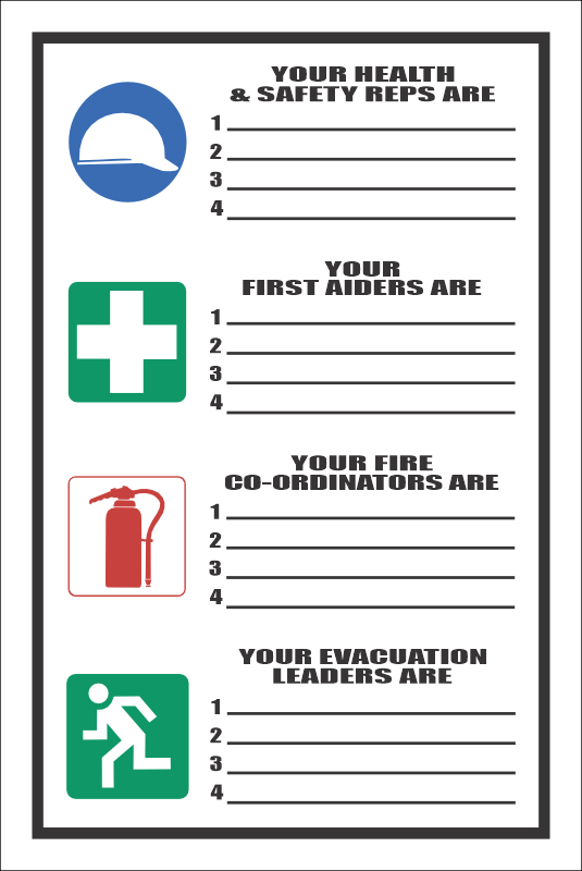 FA61 - OHS Board Safety Sign