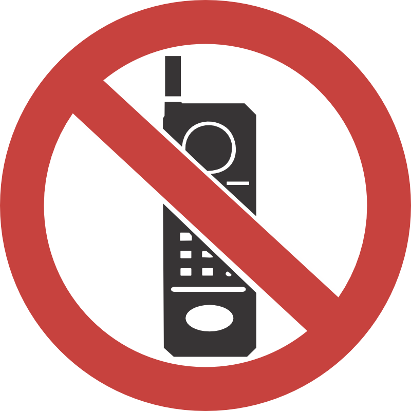C-HC3 - No Cell Phone Sticker