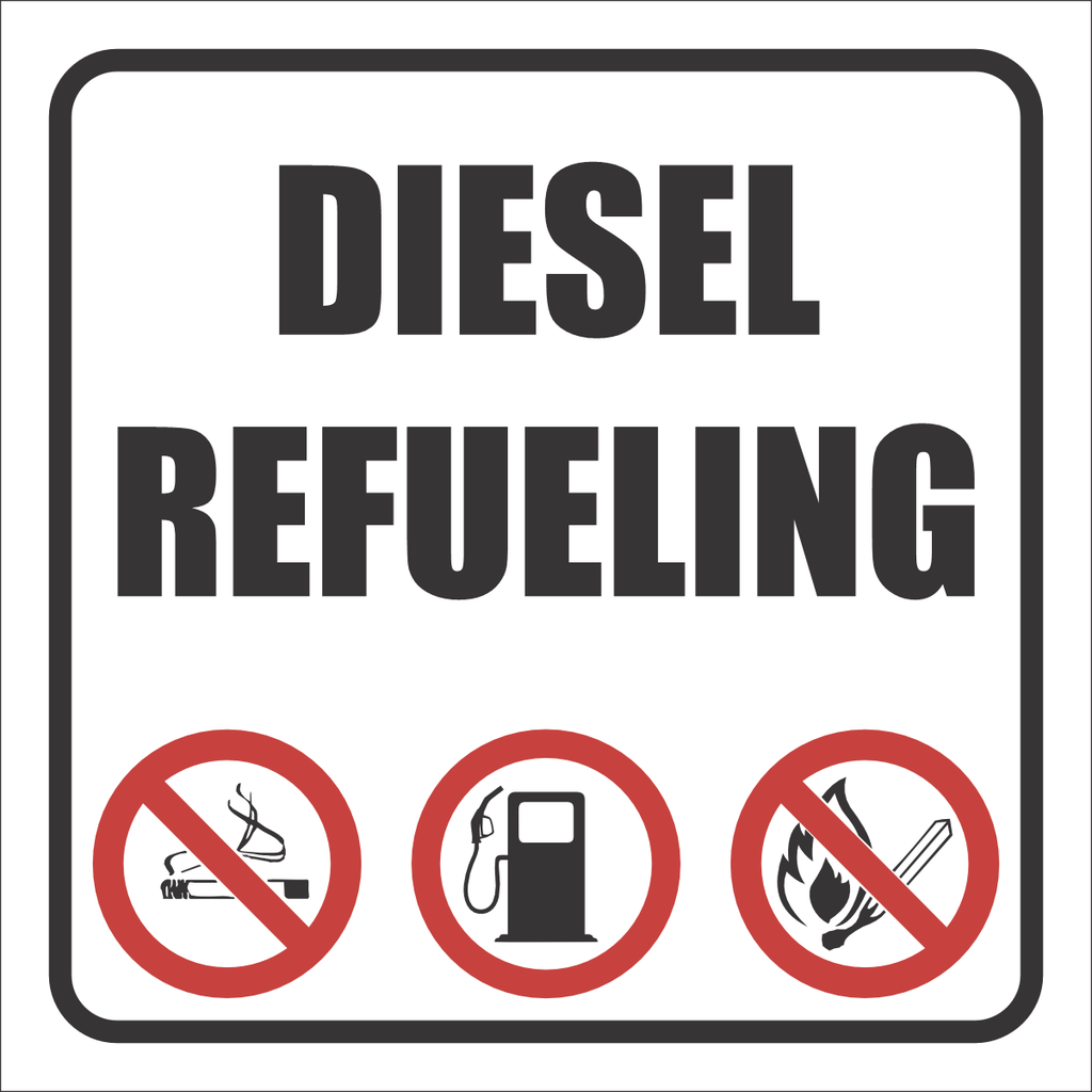 TAV18 - Diesel Refueling Sign