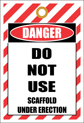 STU13 - Danger Do Not Use Tag