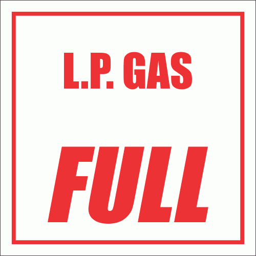 GAS9 - L.P. Gas Full Sign