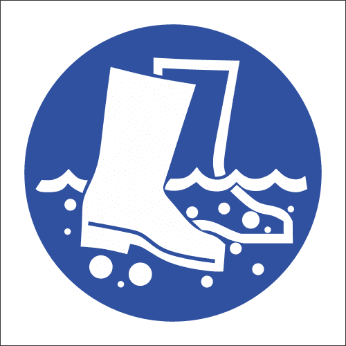 MA10 - Disinfect Boots Safety Sign