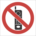 PV27 - SABS Cellphones not allowed safety sign
