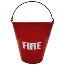 Flat Bottom Steel Fire Bucket