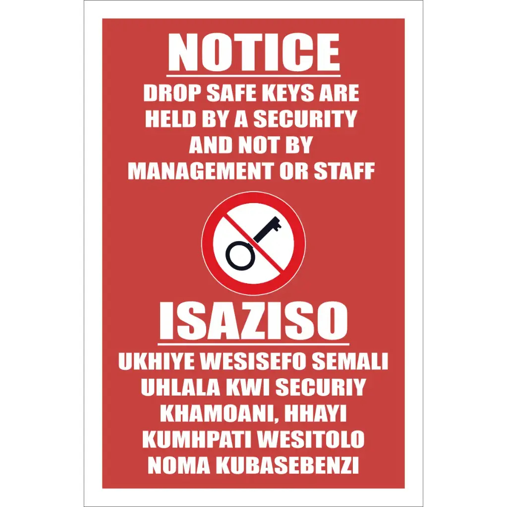 NT23 - Safe Key Sign | Safety Signs & Equipment