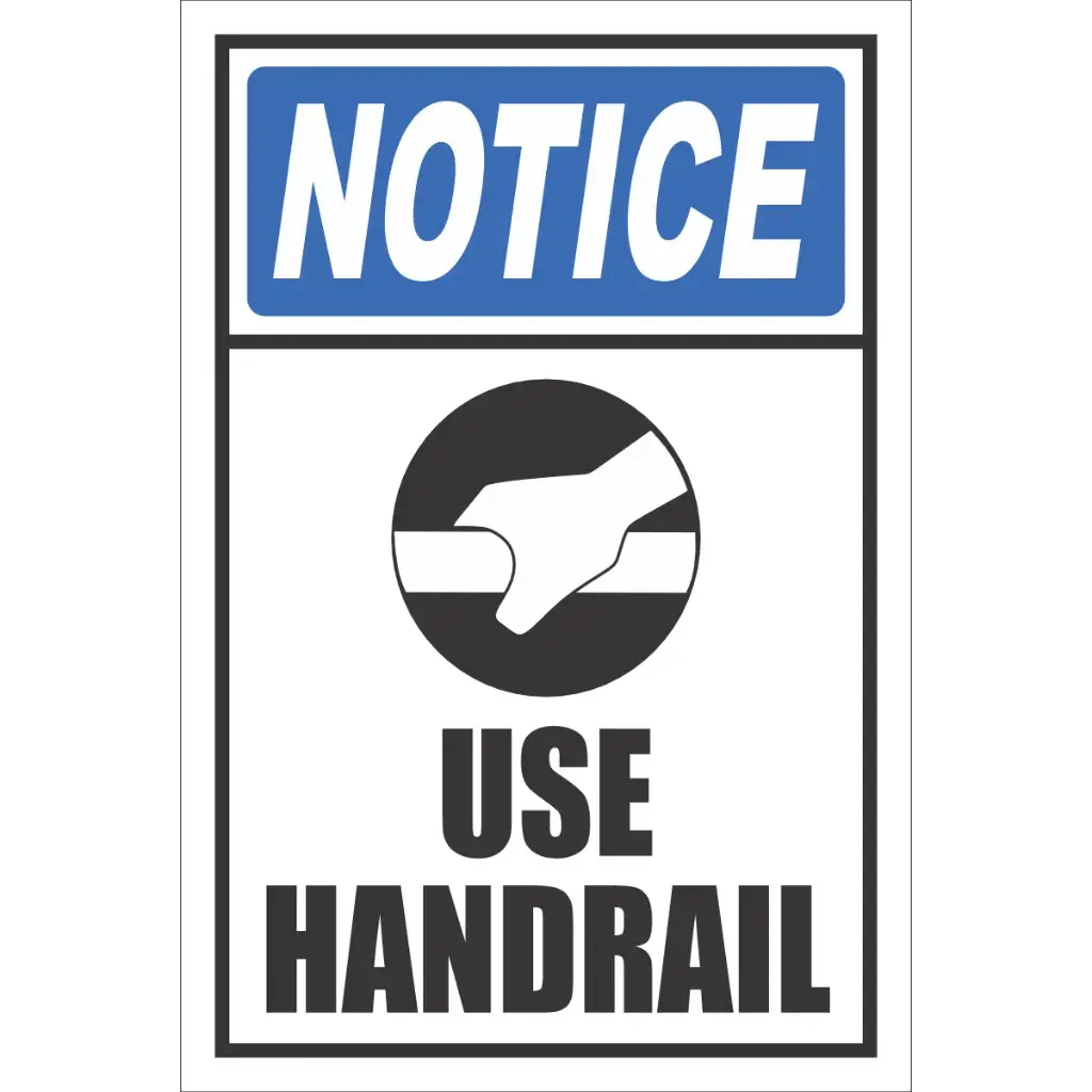 NT28 - Use Hand Rail Sign | Safety Signs & Equipment