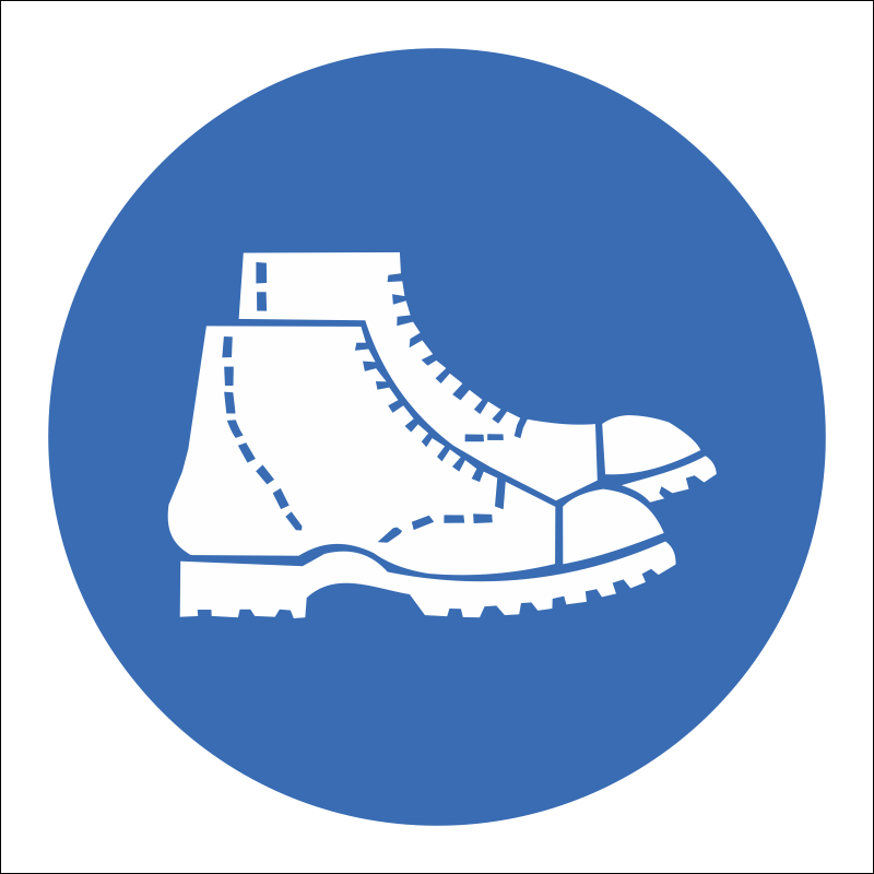 MV7 - SABS Foot protection safety sign | Safety Signs & Equipment