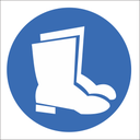 MV6 - SABS Foot and leg protection safety sign