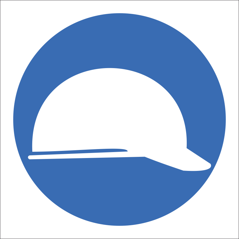 MV3 SABS Head protection safety sign Safety Signs & Equipment