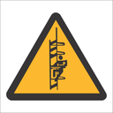 WW35 - SABS Catwalk hazard safety sign