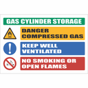 GAS30 - Gas Cylinder Storage Sign