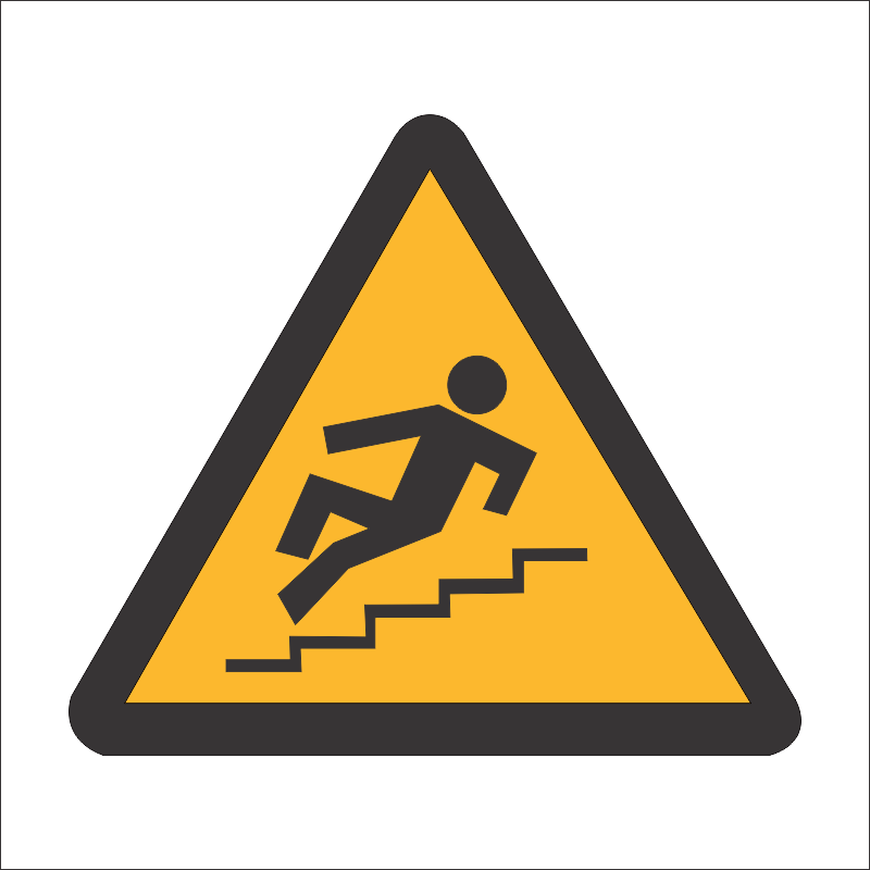 WW22 - SABS Slippery Steps Hazard Safety Sign | Safety Signs & Equipment