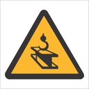 WW8 - SABS Suspended loads hazard safety sign