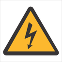 WW7 - SABS Electric shock hazard safety sign