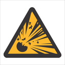 WW3 - SABS Explosive hazard safety sign
