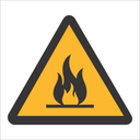 WW2 - SABS Fire hazard safety sign