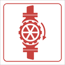FB6 - SABS Sprinkler stop valve safety sign